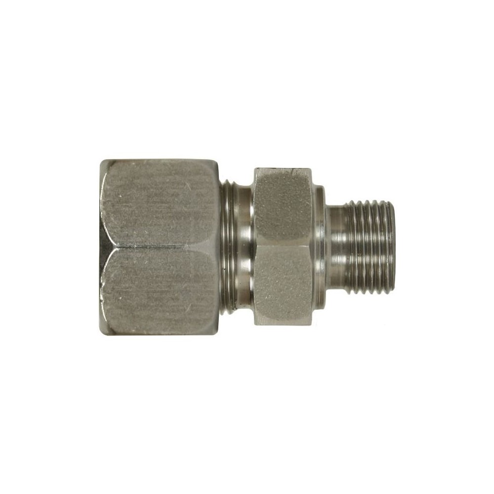 Male stud coupling stainless steel washdown fitting