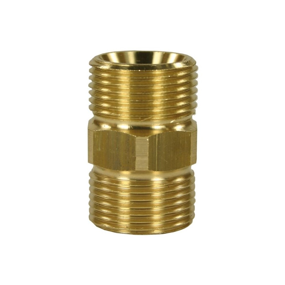 Male to male brass hose connector adaptor 1/2" fitting