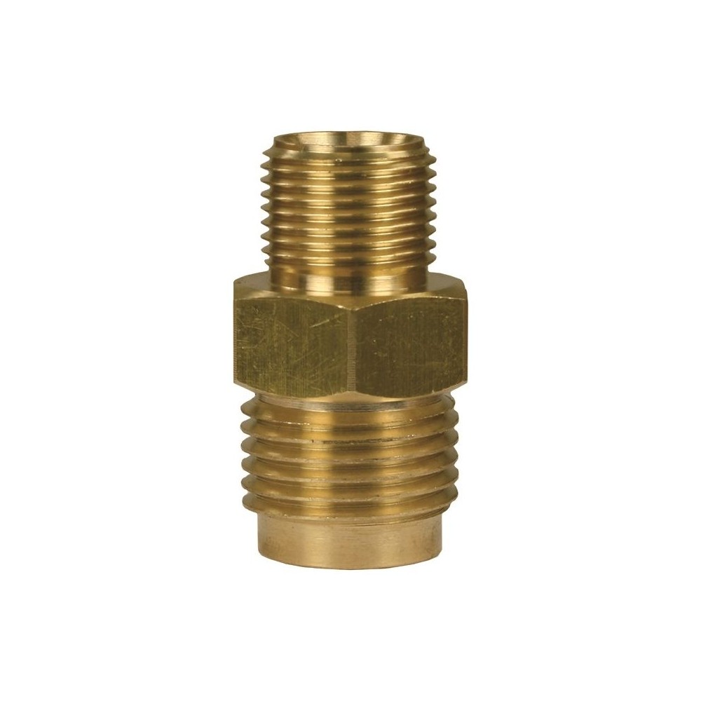 Male to male brass ST241 quick screw nipple coupling adaptor