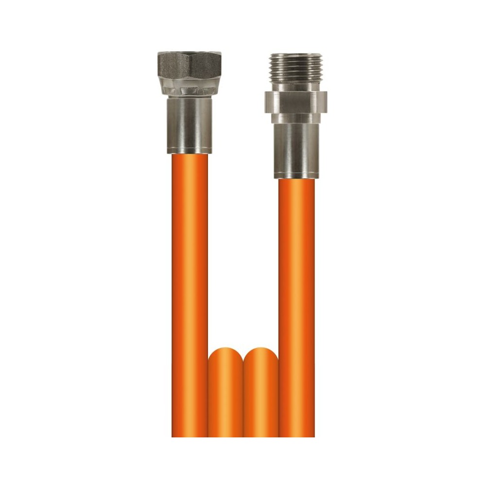 Orange 40 metre bar sewerclean365 hose with 1/2" ends