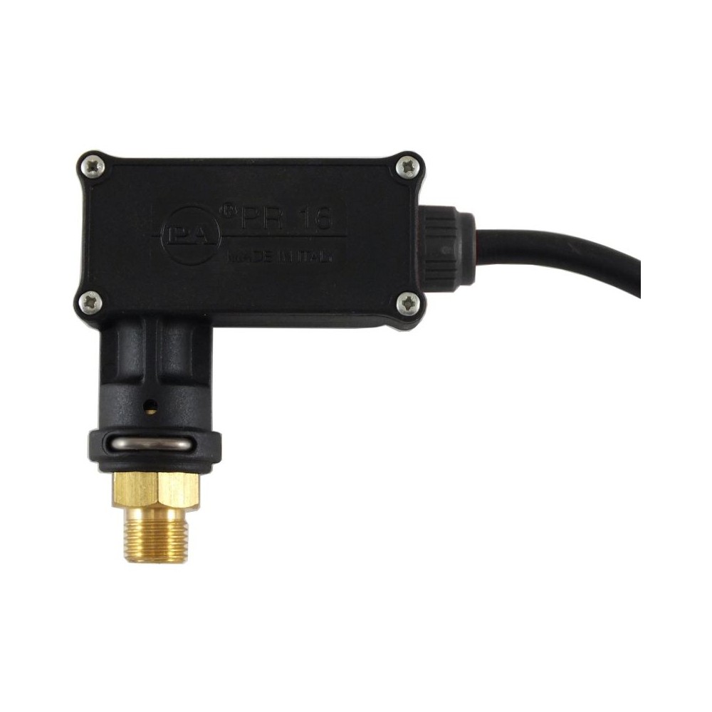 Pr16 Pressure Switch bar 40 black component with 1/4" male thread