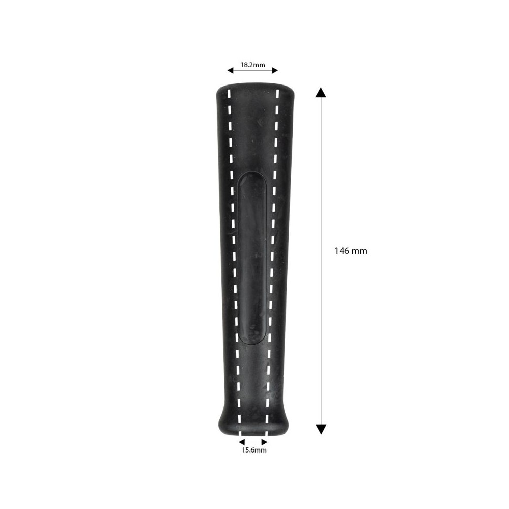 Black rubber bend restrictor for washdown hoses