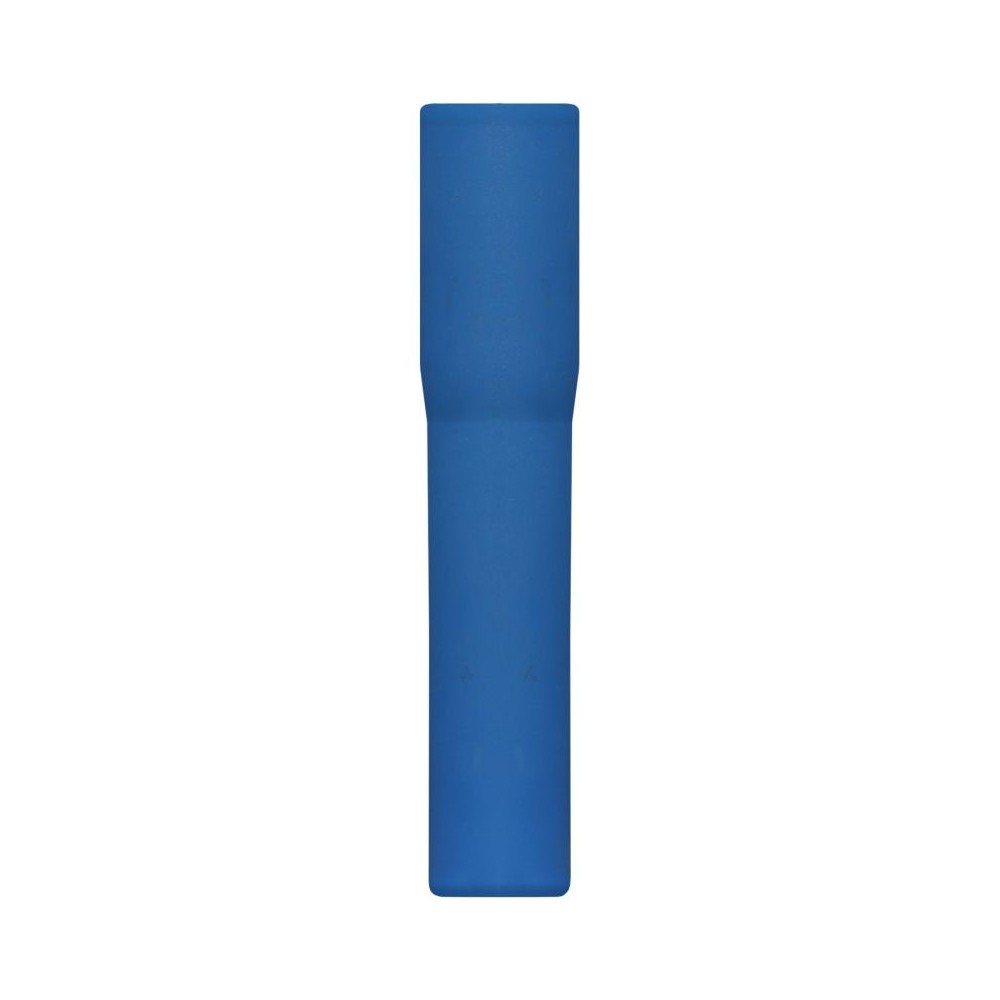 Blue rubber bend restrictor for washdown hoses