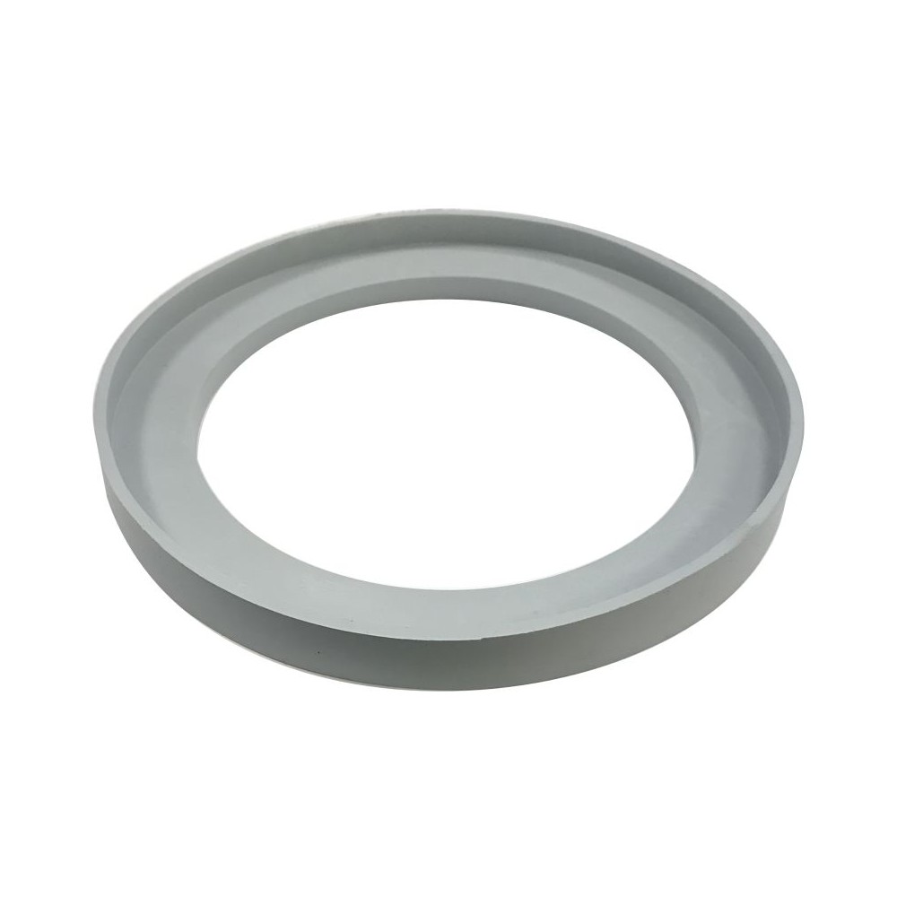 Rubber gasket for vacuum turbine component