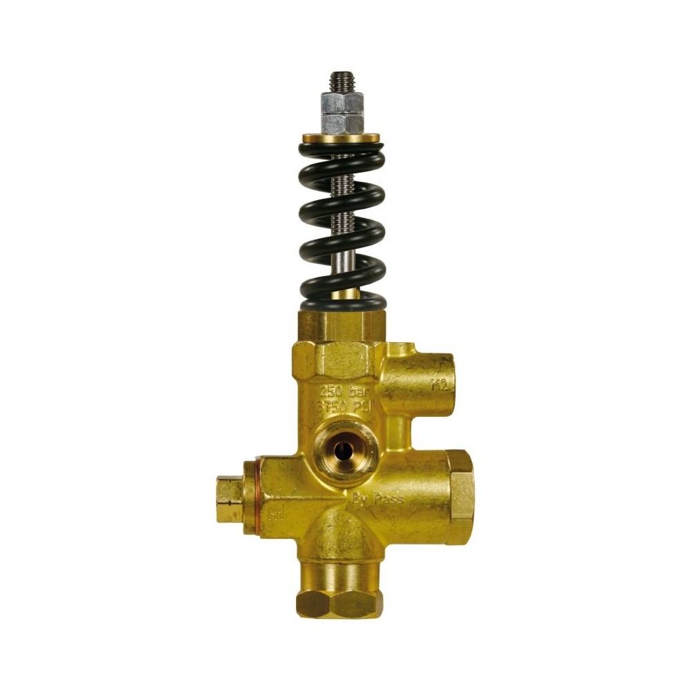 s250 relief valve bar component for pressure washing systems