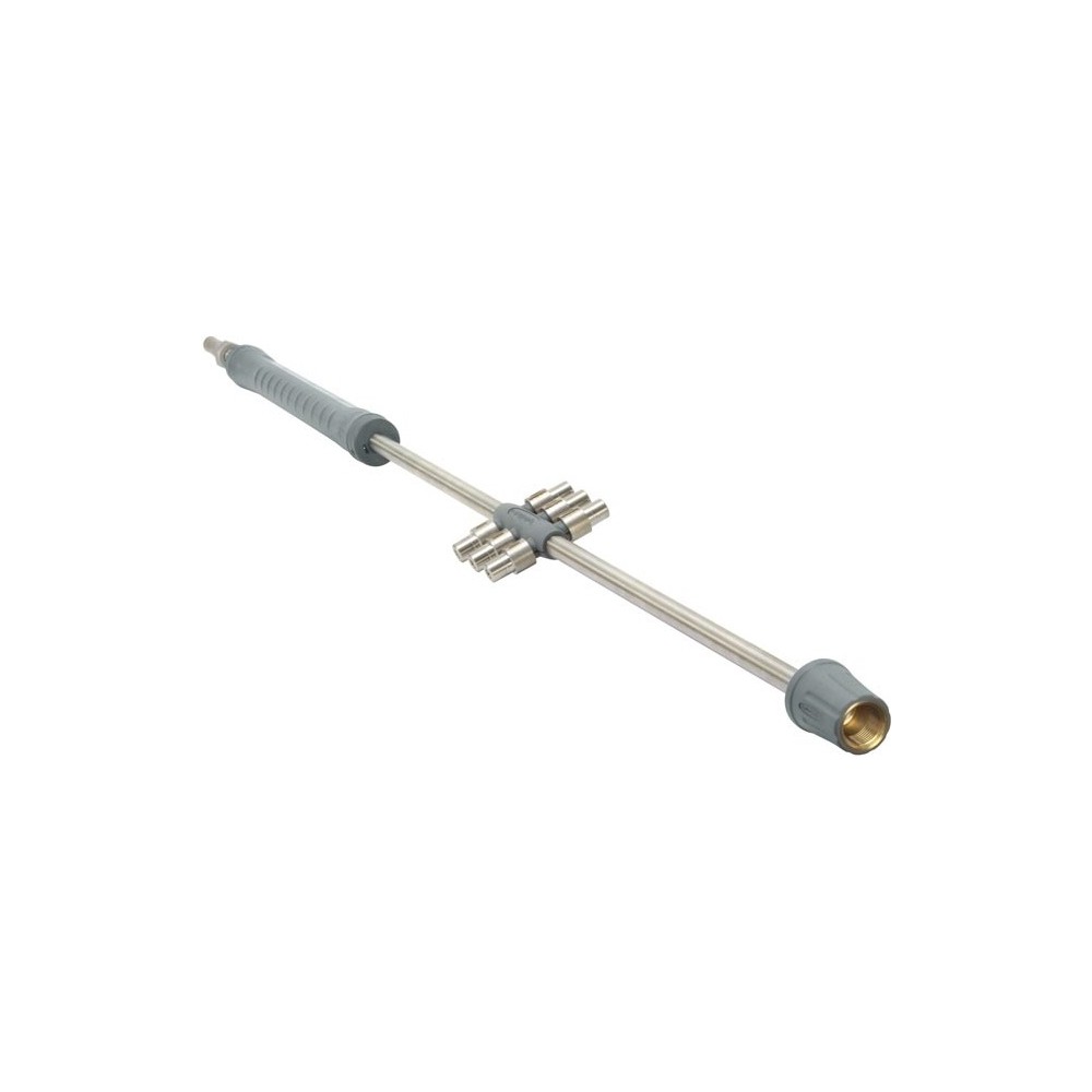 Set of hydroblade nozzles with holder for washdown cleaning