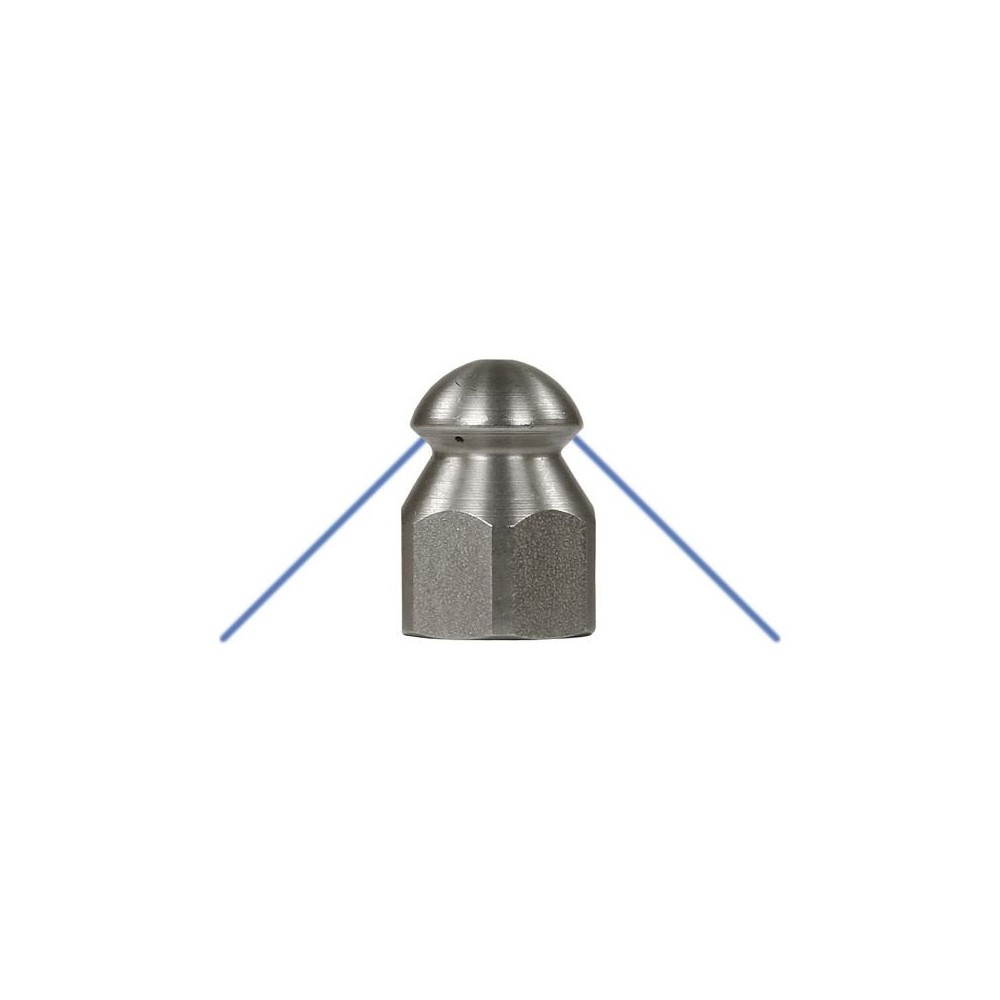 Sewer nozzle 3x0 rear-jetting drain cleaning component