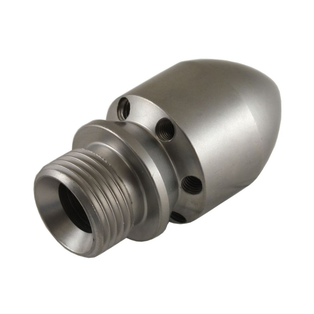 Sewer nozzle cylinder style body with 1/2" male connection