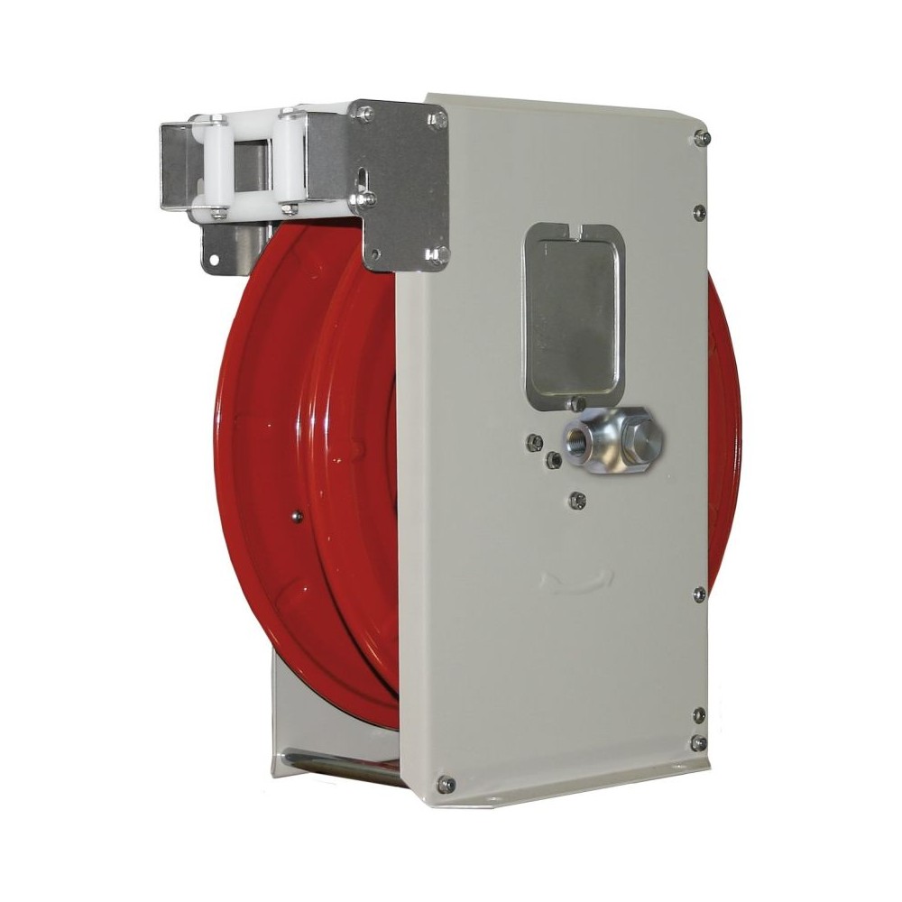 St powder coated automatic hose reel for washdown