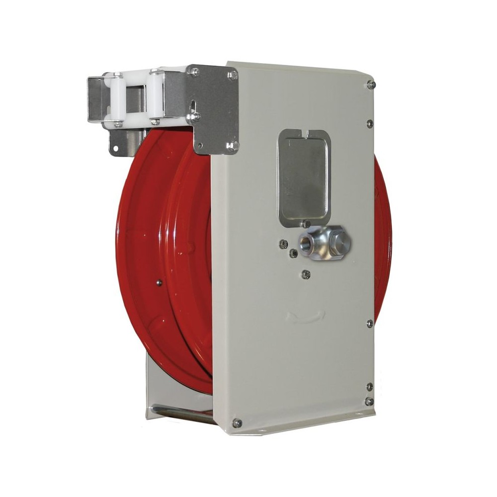 ST powder coated automatic hose reel for washdown use