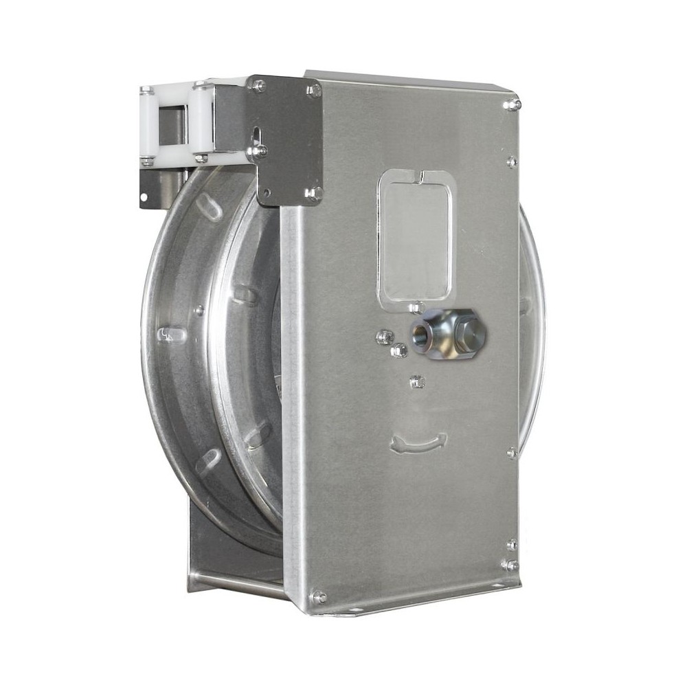 ST stainless steel automatic hose reel with M22 connections