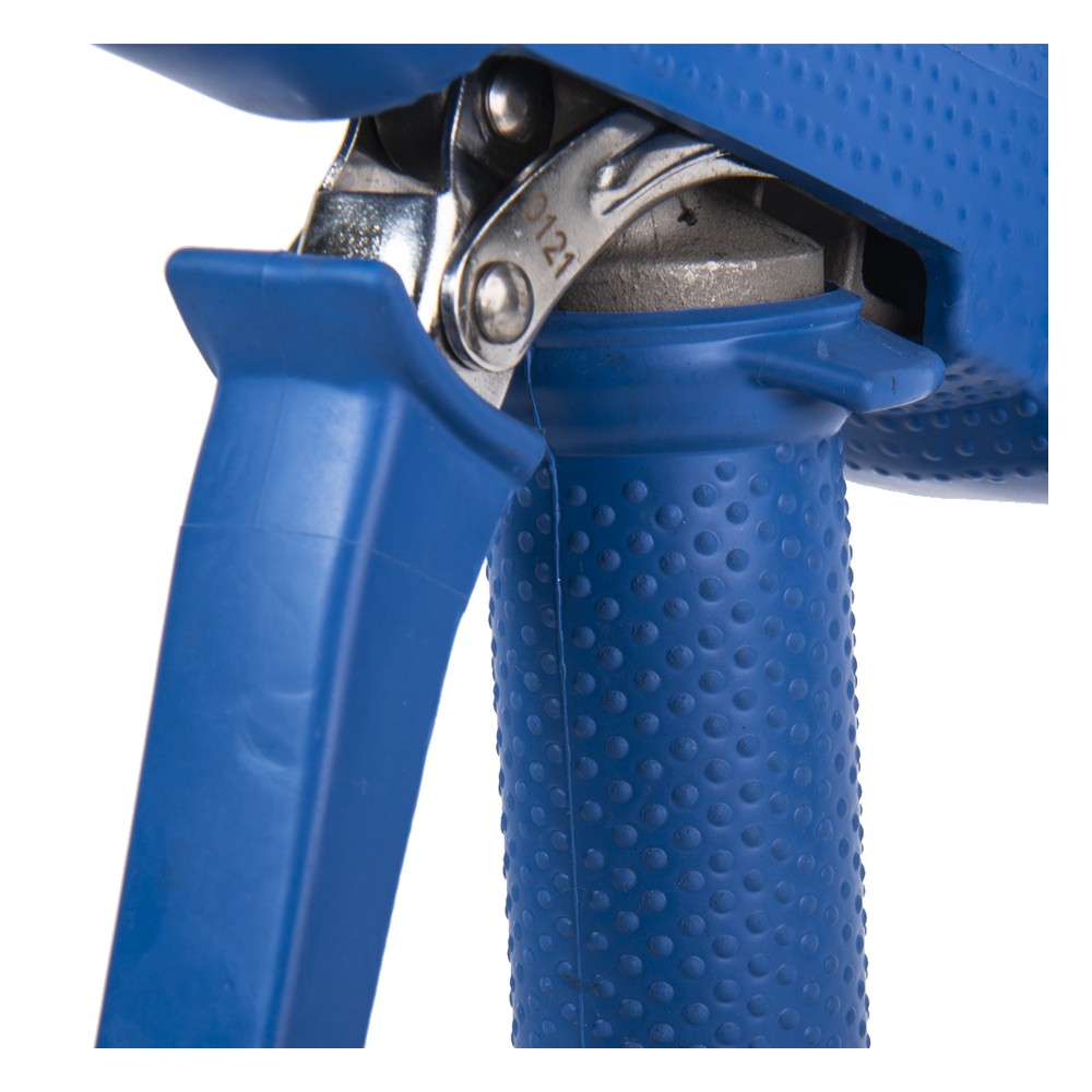 ST1200 wash gun stainless with blue cover