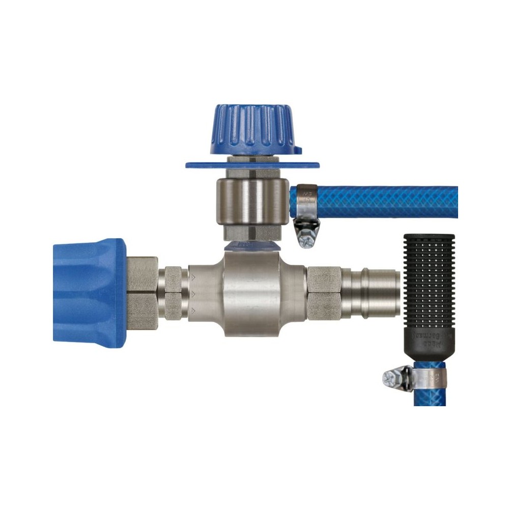 ST160 with metering valve and stainless steel plug and coupling