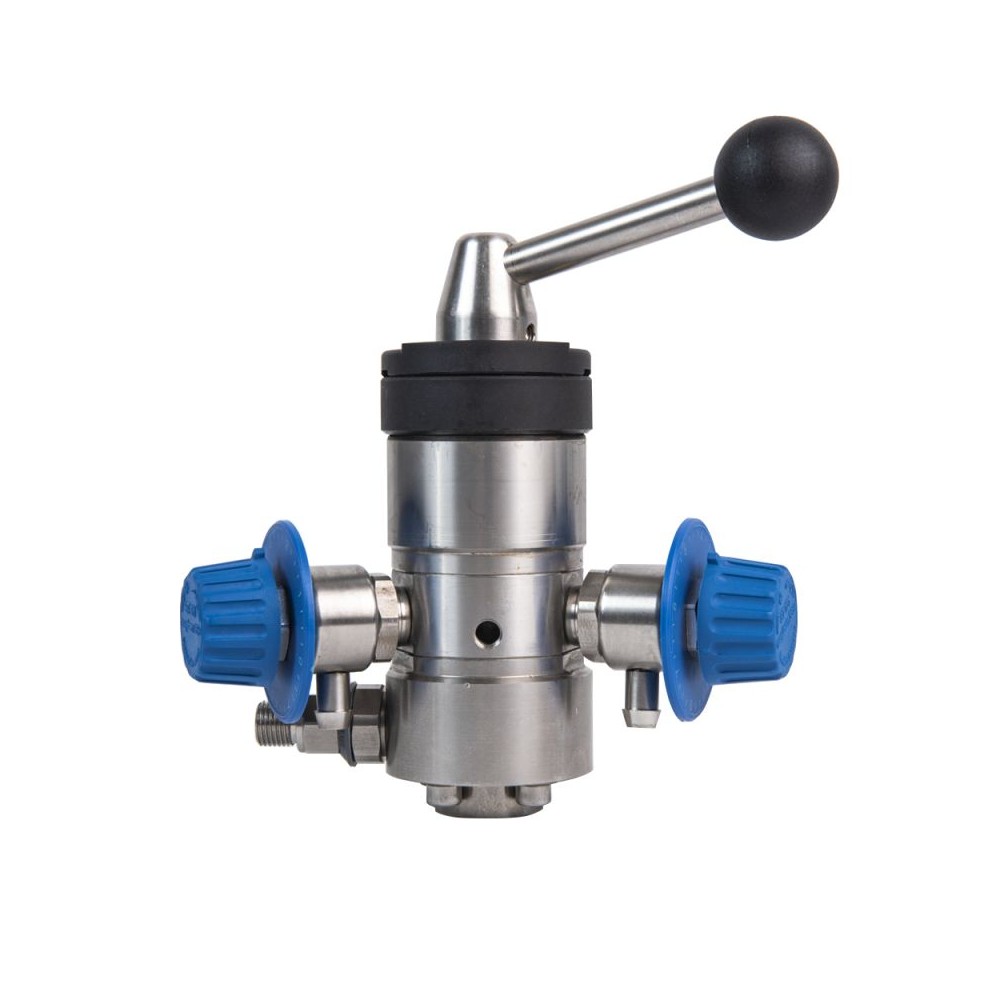 st164 injector with compressed air module and metering valves