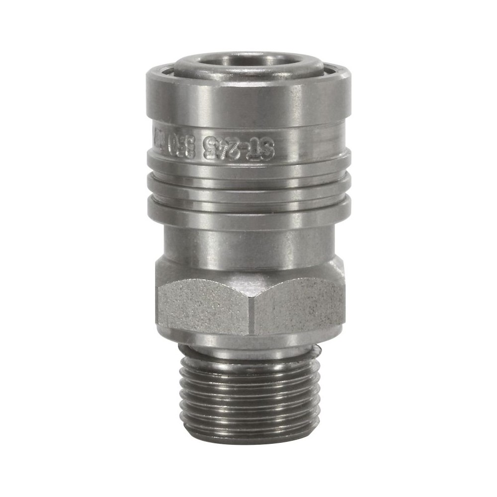 ST245 coupling 3/8" male stainless steel quick-release component