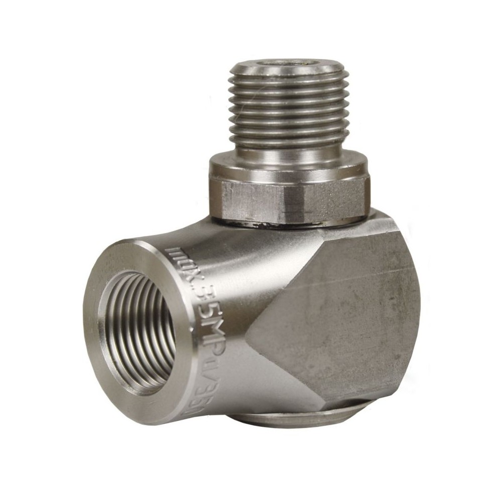 ST320 swivel elbow stainless washdown fitting