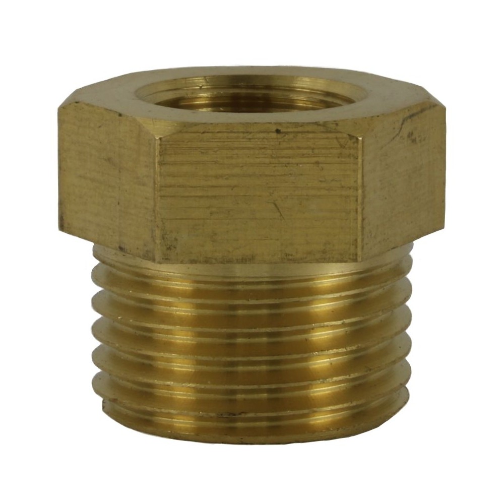 Thermostat adapter M14F x 1/2" male washdown fitting