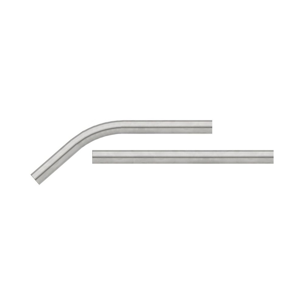 Vac tube chrome plated 38mm steel with bend