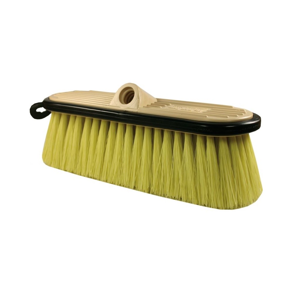 Wash brush hard 250mm yellow washdown brush