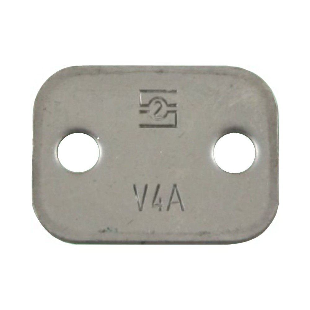 Zinc plated top plate for 20, 22 and 25 mm OD pipe