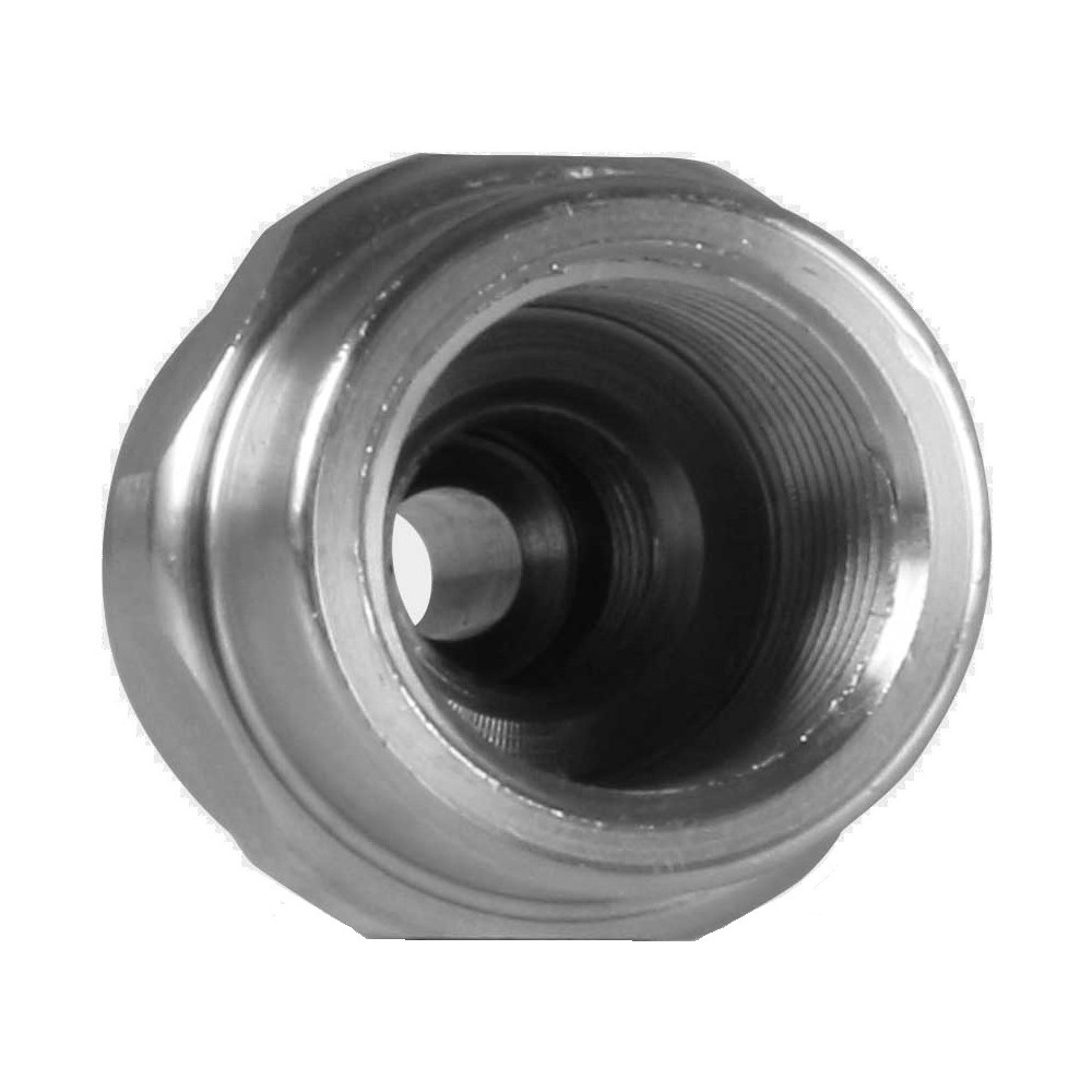 Stainless steel flow restrictor body 1/2" male to female fitting