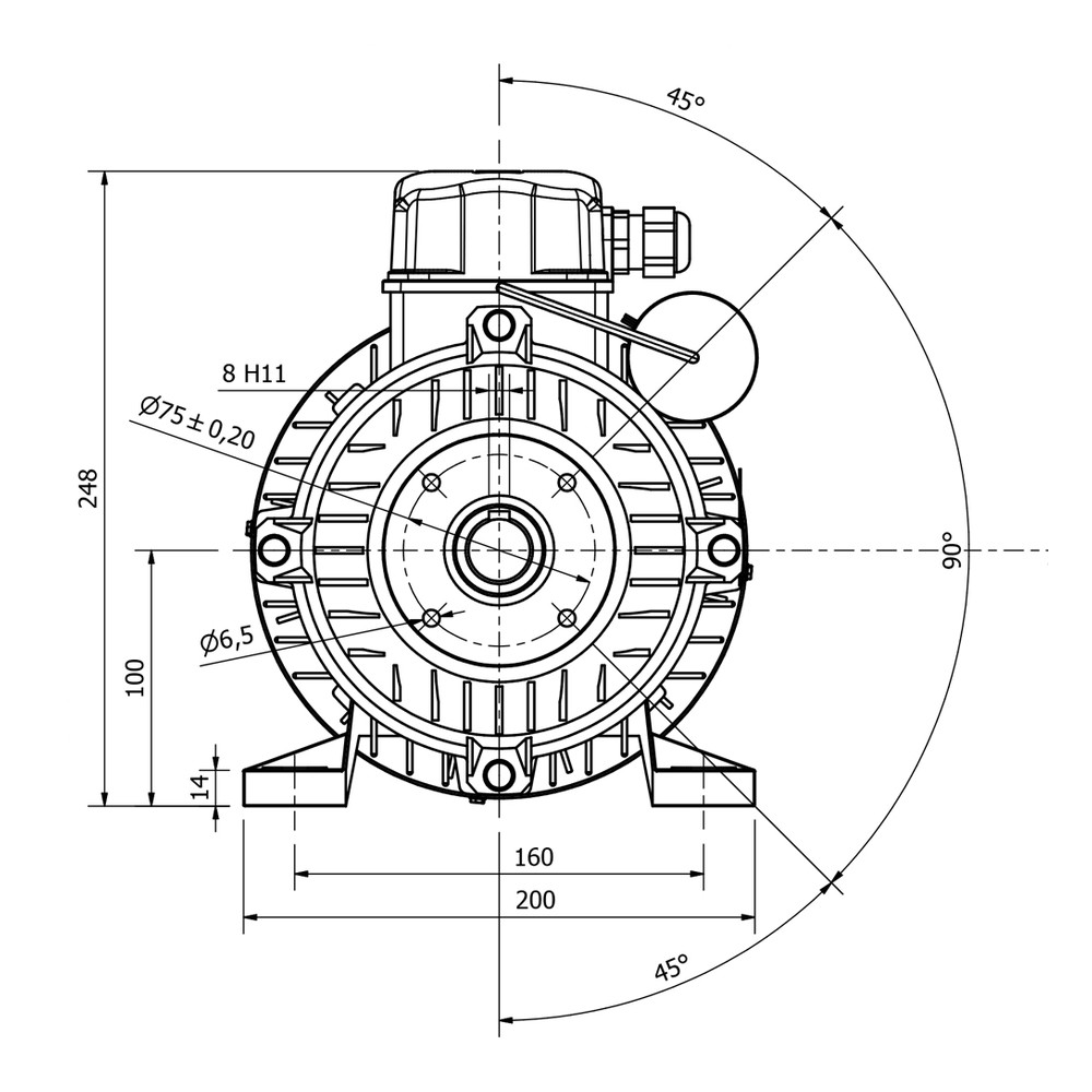 nicolini electric motor 0kw 3.0Kw 4HP 230V F100 drive unit
