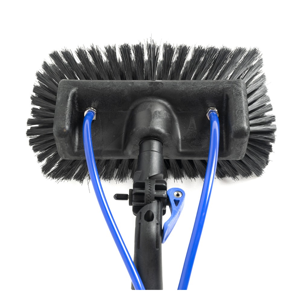 Solar panel wash brush with 6 metre telescopic lance and filter