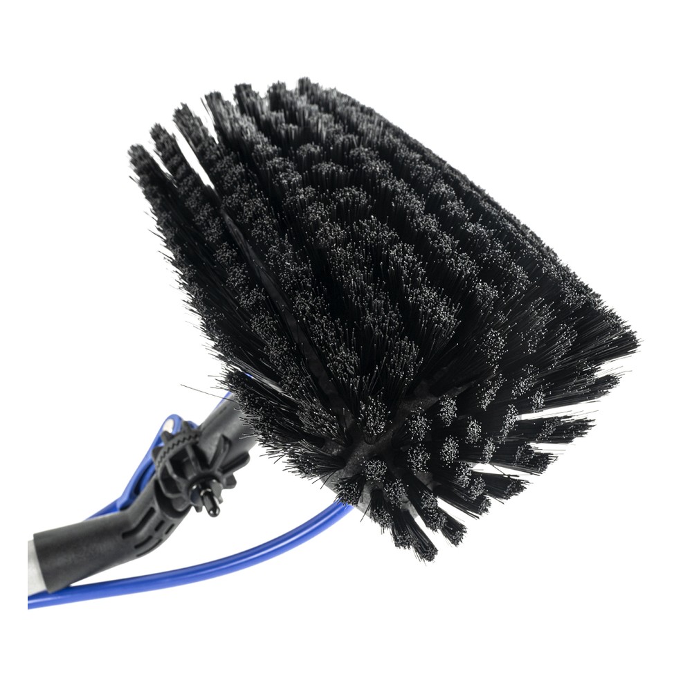 Solar panel wash brush with 6 metre telescopic lance and filter