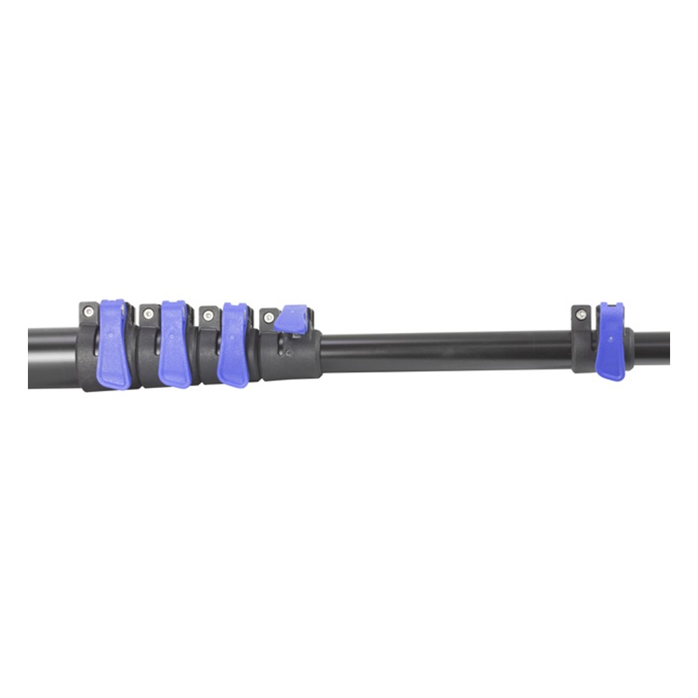 Solar panel wash brush with 10 metre telescopic lance
