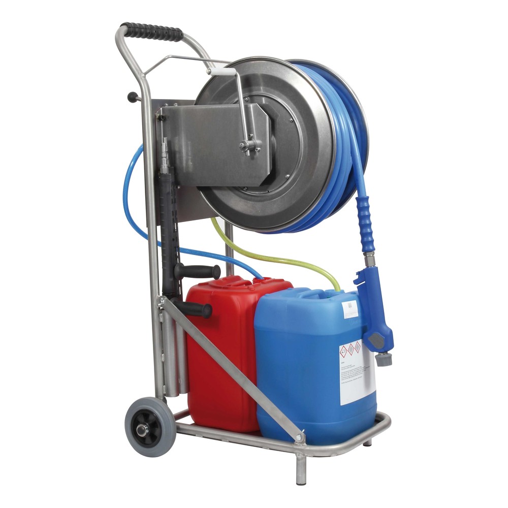 st163 multi function mobile trolley for washdown cleaning