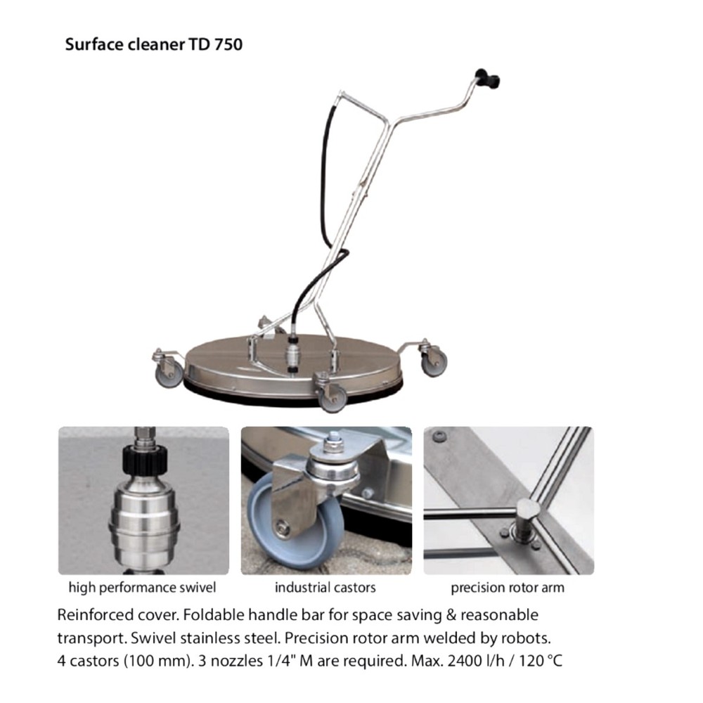 Turbo Devil TD750 surface cleaner with ST2600 gun