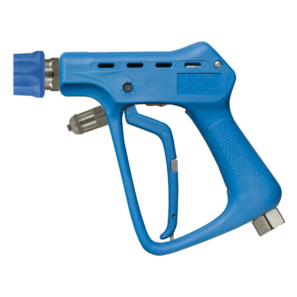 ST3100 foam wash gun in stainless steel with quick coupling